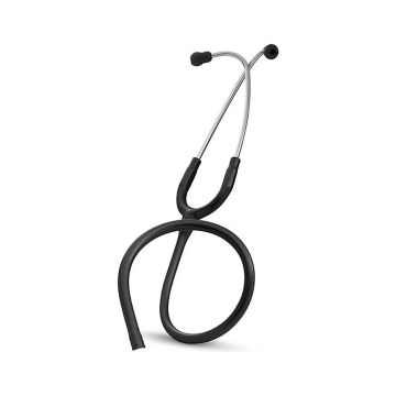 3M™ Littmann® Stethoscope Binaurals for Master Cardiology™  , Cardiology III™  , Cardiology II S.E. and Cardiology S.T.C. Stethoscopes, Black Tube, Black Eartips, 27 inch