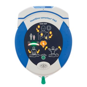 HeartSine SAM 450P Connected AED with HeartSine Gateway