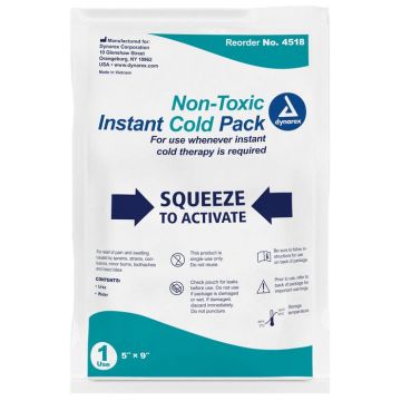 Instant Cold Pack with Urea (Non-Toxic) 5" x 9" 24/Cs