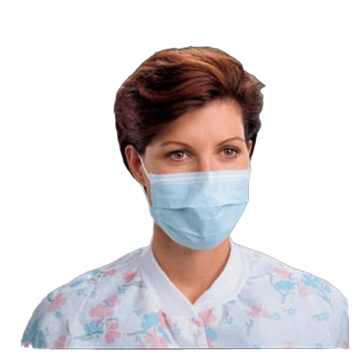 Halyard Health 47080 Pink Procedure Mask 50/ Box (NO ASTM LEVEL)