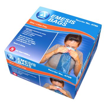 Emesis Bag -  5bags/box Blue 5 Per Box