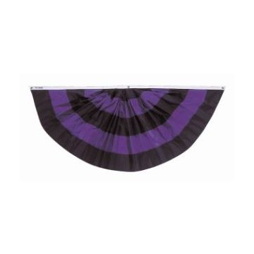 3X6 FT NYL-GLO 5 STRIPE MOURNING PFF