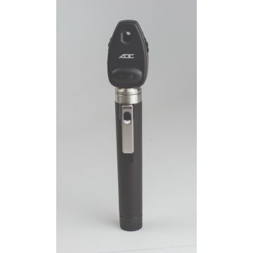 DIAGNOSTIX Pkt Ophthalmoscope 2.5v, LED, Soft, Black