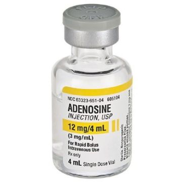 ADENOSINE INJECTION, USP 12mg/4mL (3mg/mL) 4mL VIAL