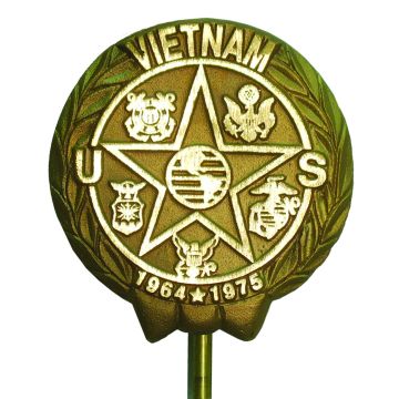 GRAVE MARKER-BRONZE VIET NAM