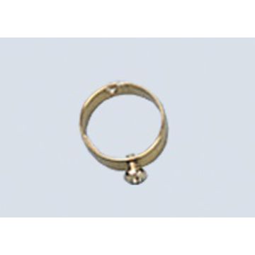 ALUMINUM POLE RING 1-1/4 IN GOLD