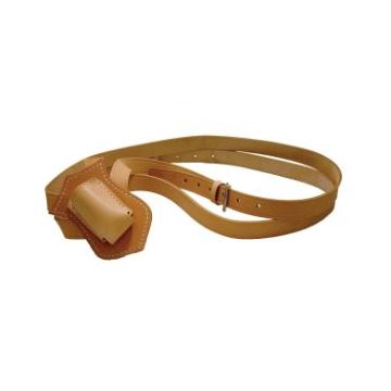 DOUBLE RUSSET LEATHER BELT