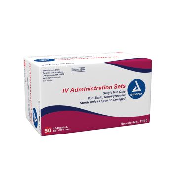 IV Administration set - 10 Drop - 83", 1 inj site, 1LL site 50/ Case