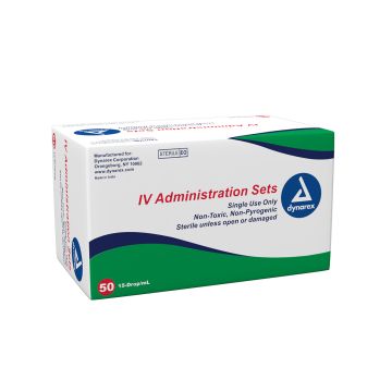 IV Administration set - 15 drop - 83", 1 inj site, 1LL site 50/ Case