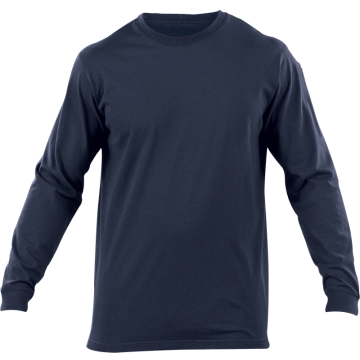 PROFESSIONAL LONG SLEEVE T FIRE NAVY