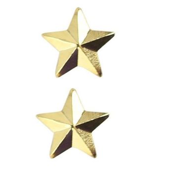 5/16 INCH Gold Star, Ribbon Attachment 2 per package