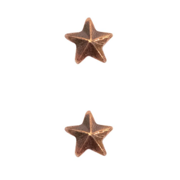 3/16 INCH Single Bronze Star Ribbon Attachment 2 per package