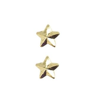 3/16 INCH Single Gold Star Ribbon Attachment 2 per package