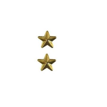 1/8 INCH Miniature Gold Star, Ribbon Attachment 2 per package