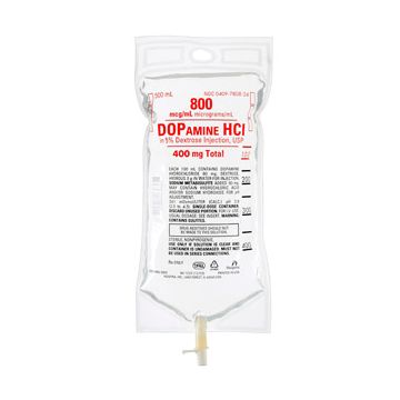 Dopamine HCL 400mg in 500 D5W 12/ Case