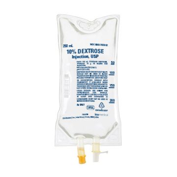 Dextrose 10% 250 mL Bag