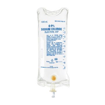 Sodium Chloride 0.9% 1000mL IV Bags