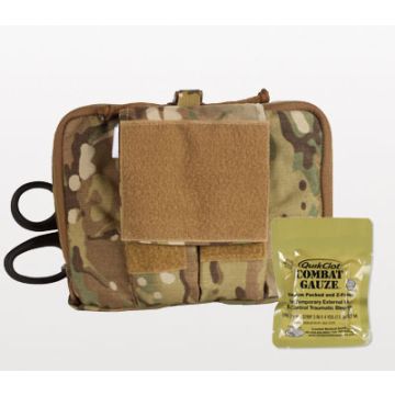 Multicam NAR-4 Chest Pouch w/Combat Gauze