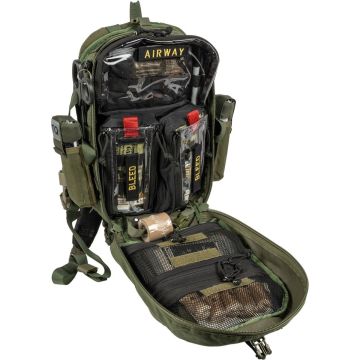 MINI MEDIC KIT WITH COMBAT GAUZE - OD GREEN
