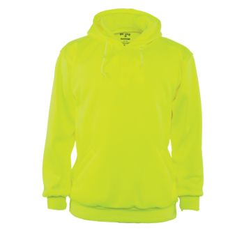 Solid Hi-Vis Hoodie in Fluor Yellow