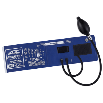 ADCUFF+ Inflation System 1 pc Cuff,Sm Adult, Royal Blue