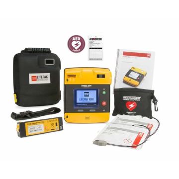 LIFEPAK 1000 ECG Display, Standard Setup w/carry case, battery & electrodes