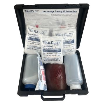 GSW & TQ Trainer -Rescue Essentials/ TrueClot Bleeding Control Instructors Kit