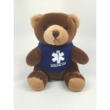 EMS Teddy Bear with Blue Shirt