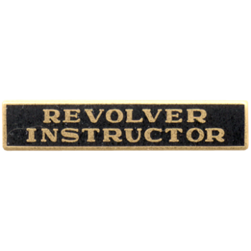 Blackinton A4499-B Revolver Instructor  Commendaiton Bar