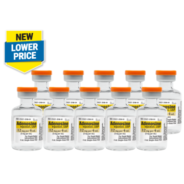 ADENOSINE INJECTION, USP 12mg/4mL (3mg/mL) 4mL VIAL 10/Box