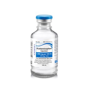 Acetaminophen Injection 1,000 mg per 100 mL Vial (10mg/mL)