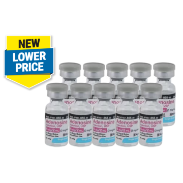Adenosine Injection 6mg/2ml Vial 10/ Box