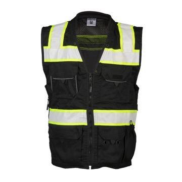 Enhanced Visibility Professional Utility Vest Lime