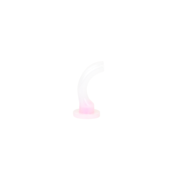 Disposable Guedel Airway, 40 mm, Newborn, Pink, 10/bx