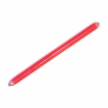 15" ChemLight® with 1 end ring - 1 tube (5 sticks per tube, individually foiled)  Red