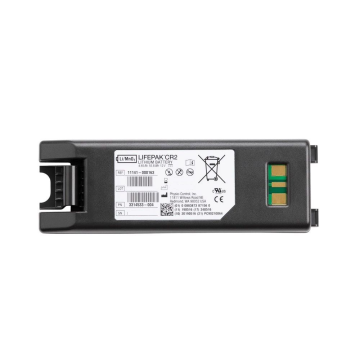 LIFEPAK CR2 AED Lithium Battery Includes 1 battery and replacement instructions.