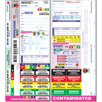 All Risk® Wristband Triage Tag (Pack of 50)