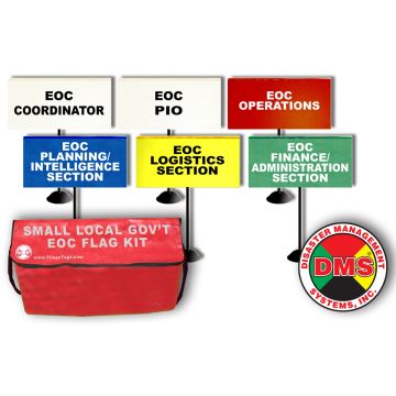 EOC Flag Kit for Small Local Government - 6 Flags