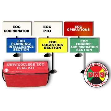 EOC Flag Kit for Univ/College - 6 Flags