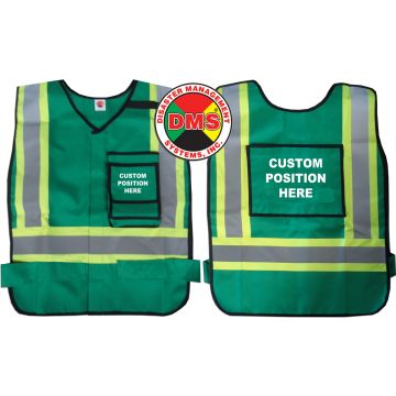 ANSI Dynamic Vest - Green, , includes 1 custom imprinted placard set