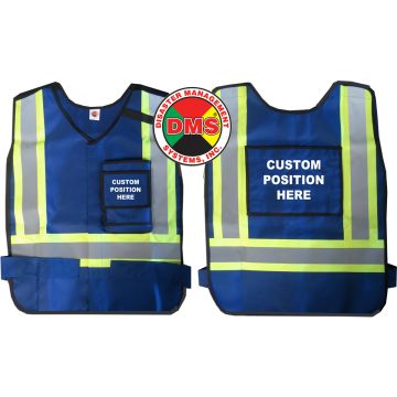 ANSI Dynamic Vest - Blue, , includes 1 custom imprinted placard set