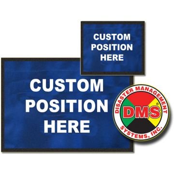 Custom Imprinted Blue Placard Card Set for ANSI Dynamic Vest,