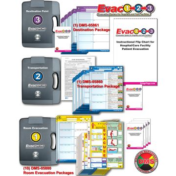 Evac123 Hospital/Facility Evacuation Start-up Package - Track Up to 200 Patients