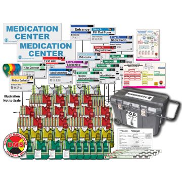 Mass Vaccination & Dispensing Solution Flag, Banner, & Vest Kit