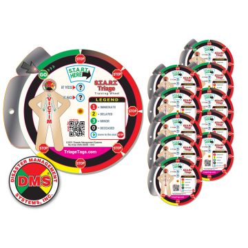 START Triage Trainer Wheel - Pack of 10