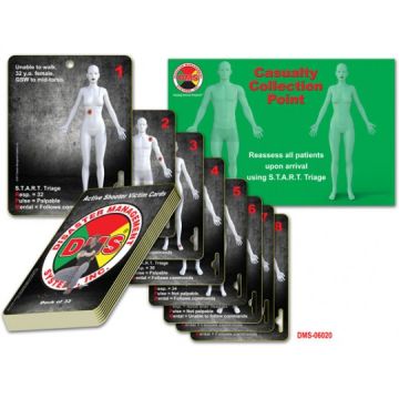 Active Shooter Victim Cards - Deck Of 32