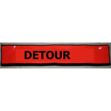 Flex-Safe Detour Sign - Safety Orange