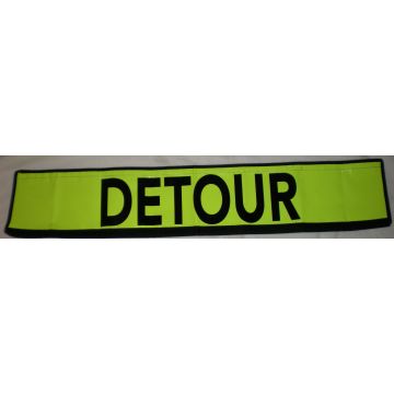 Flex-Safe Detour Sign - Hi-Vis Yellow