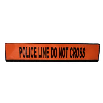 Flex-Safe Police Line Do Not Cross Sign - Safety Orange