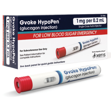 Glucagon Injection Gvoke HypoPen 1 MG per 0.2ML Adult Dose  2 Pack